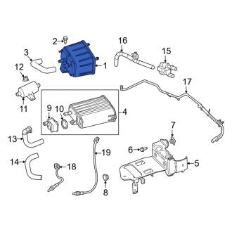 New OEM Vapor Canister Fits, 2021-2024 Dodge Ram - Part # 68466509AB