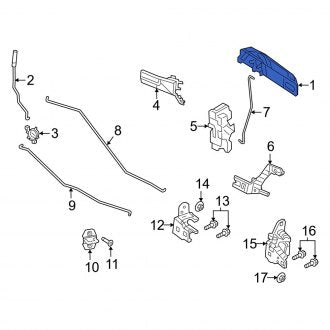 New OEM Front Right Outer Exterior Door Handle Fits, 2014-2024 Dodge Ram - Part # 1UJ86LAUAJ