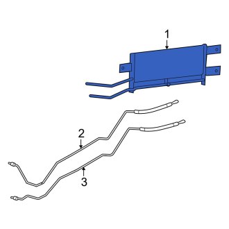 New OEM Automatic Transmission Oil Cooler Fits, 2006 Dodge Ram - Part # 5290415AB