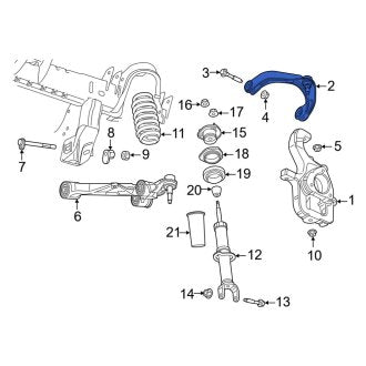 New OEM Front Left Upper Suspension Control Arm Fits, 2019-2024 Dodge Ram - Part # 68282383AC