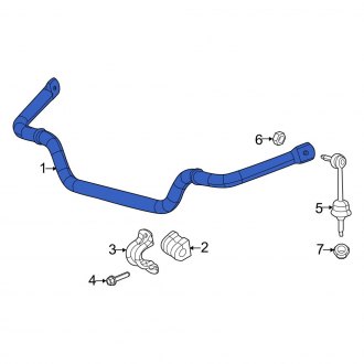 New OEM Front Suspension Stabilizer Bar Fits, 2024 Dodge Ram - Part # 68361895AC