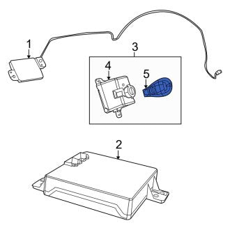 New OEM Keyless Entry Transmitter Fits, 2011-2013 Dodge Challenger - Part # 56046669AE