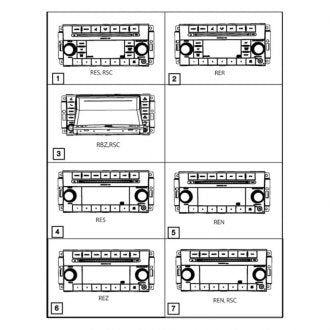 New OEM Radio Control Unit Fits, 2009-2010 Chrysler Town and Country - Part # Z5091117AC