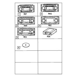 New OEM Radio Control Unit Fits, 2007 Chrysler Aspen - Part # Z5091175AF