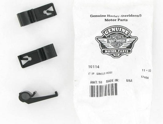 New OEM Genuine Harley-Davidson Clip Single Hose, 10114