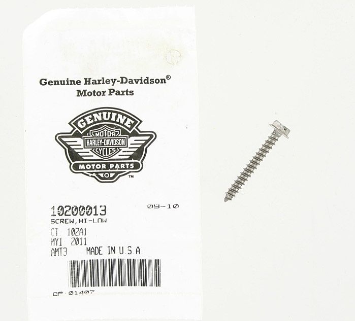 New OEM Genuine Harley-Davidson 3-Pack Screw Hi-Low, 10200013