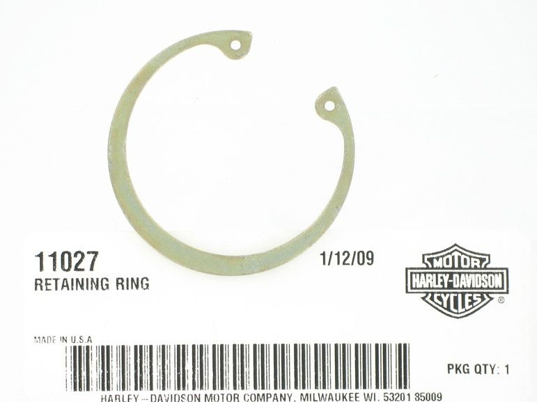 New OEM Genuine Harley-Davidson Retaining Ring Front And Rear Wheels, 11027