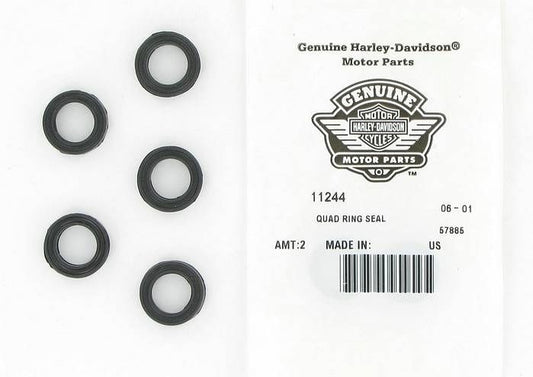 New OEM Genuine Harley-Davidson Quad Ring Seal, 11244