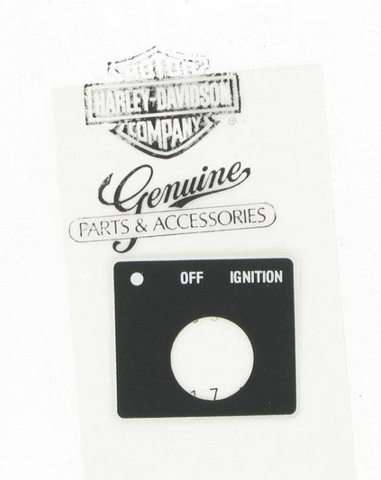 New OEM Genuine Harley-Davidson Ignition Label Dom Fxds, 14117-90