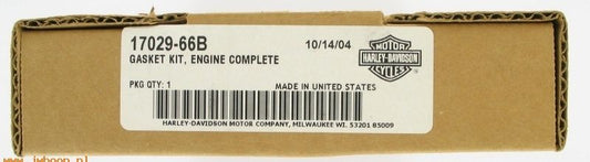 New OEM Genuine Harley-Davidson Gasket Kit Engine Complete, 17029-66B