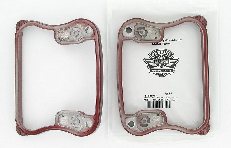 New OEM Genuine Harley-Davidson Rocker Cover Spacer Kit Victory Red Sunglo, 17538-99CX