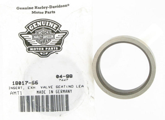 New OEM Genuine Harley-Davidson Insert Exhaust Valve Seat No Lead, 18017-66