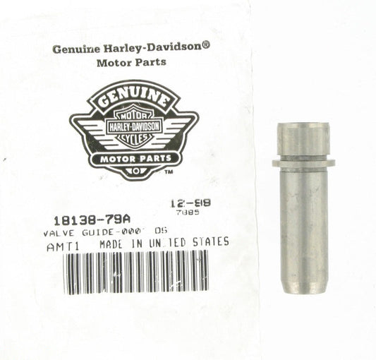 New OEM Genuine Harley-Davidson Valve Guide Intake & Exhaust Cast Iron, 18138-79A