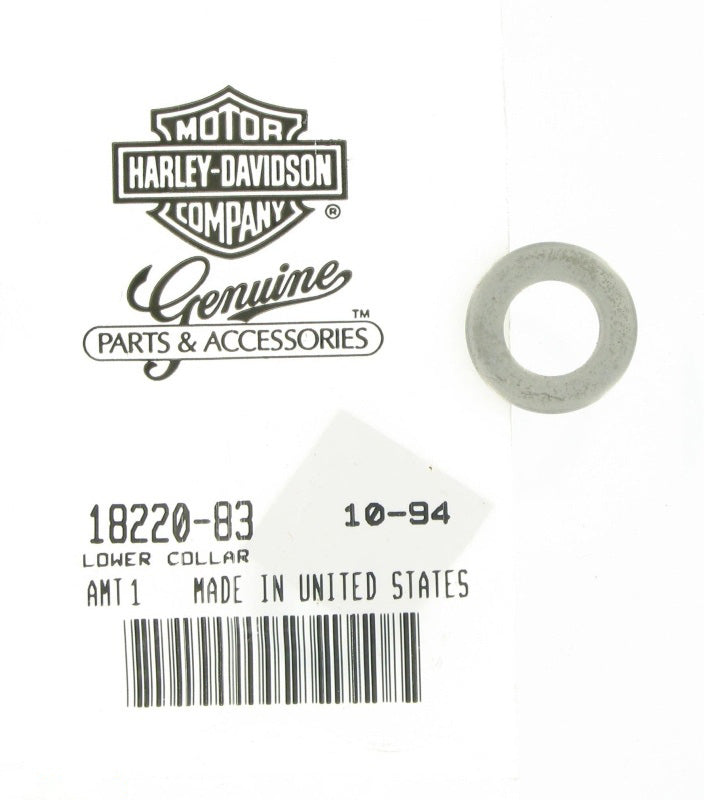 New OEM Genuine Harley-Davidson Collar Valve Spring Lower, 18220-83