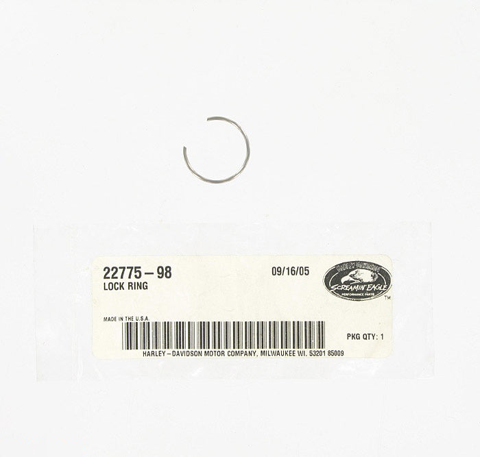 New OEM Genuine Harley-Davidson Lock Ring "Screamin' Eagle", 22775-98