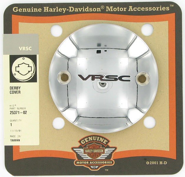 New OEM Genuine Harley-Davidson Derby Cover With Vrsc Logo, 25371-02