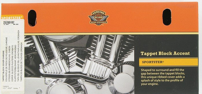 New OEM Genuine Harley-Davidson Tappet Block Trim, 25700197