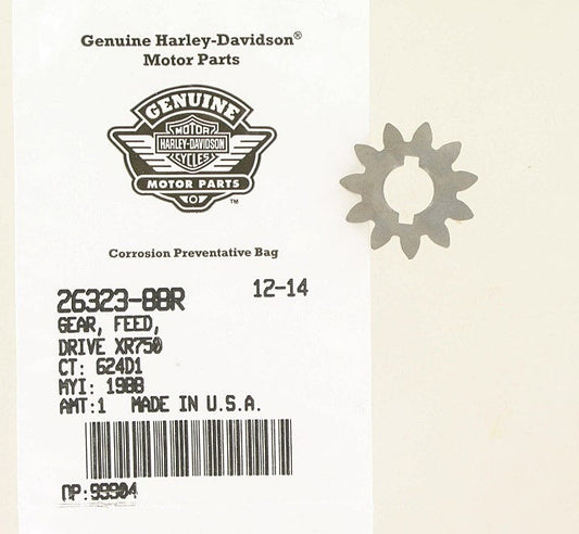 New OEM Genuine Harley-Davidson Gear Feed Drive Xr750, 26323-88R