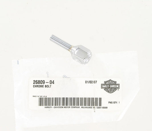 New OEM Genuine Harley-Davidson Chrome Bolt, 26809-04