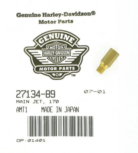 New OEM Genuine Harley-Davidson Main Jet 170, 27134-89