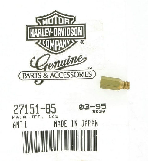 New OEM Genuine Harley-Davidson Main Jet 145, 27151-85