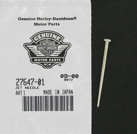 New OEM Genuine Harley-Davidson Jet Needle, 27647-01