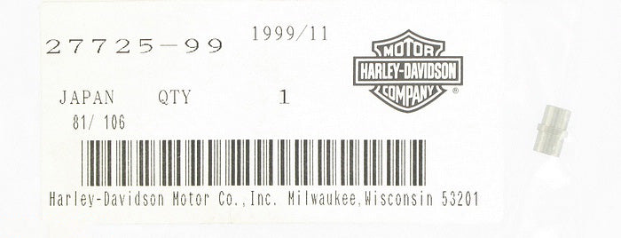 New OEM Genuine Harley-Davidson Needle Jet 4.5 4.6, 27725-99