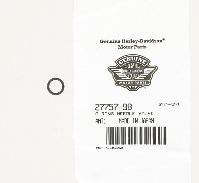 New OEM Genuine Harley-Davidson O-Ring Needle Valve, 27757-98