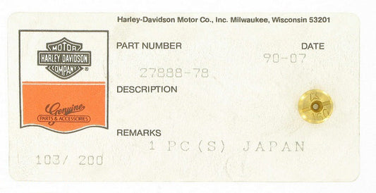 New OEM Genuine Harley-Davidson Main Jet, 27888-78