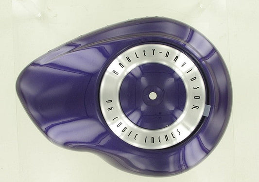 New OEM Genuine Harley-Davidson Dyna Air Cleaner Cover Purple, 29193-08CPK
