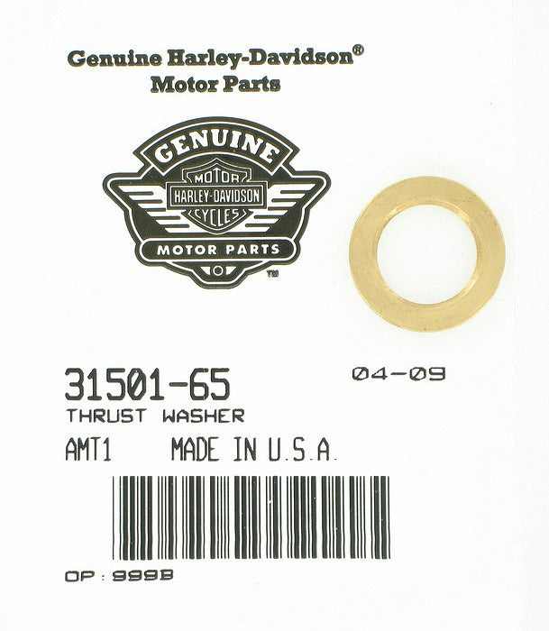 New OEM Genuine Harley-Davidson Thrust Washer, 31501-65