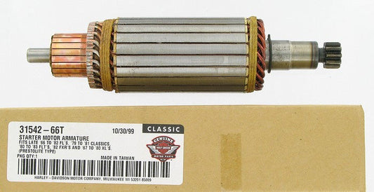 New OEM Genuine Harley-Davidson Armature, 31542-66T