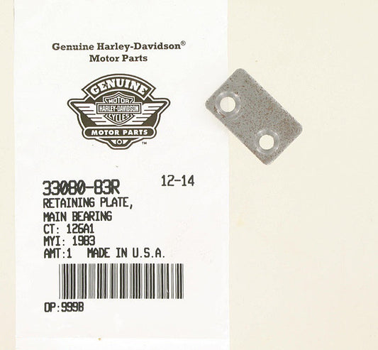 New OEM Genuine Harley-Davidson Retaining Plate Main Bearing, 33080-83R