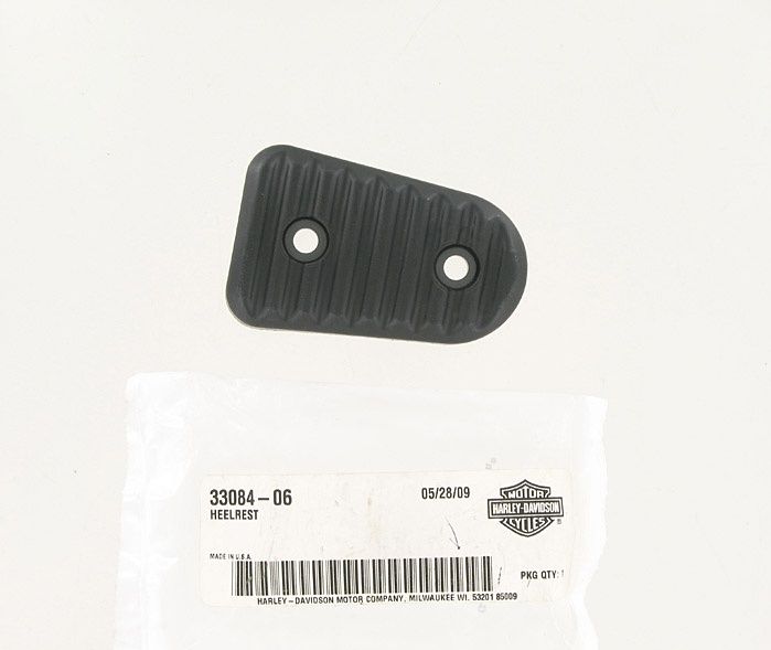 New OEM Genuine Harley-Davidson Heel Rest, 33084-06