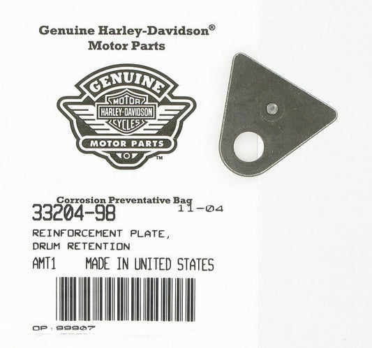 New OEM Genuine Harley-Davidson Reinforcement Plate Drum, 33204-98