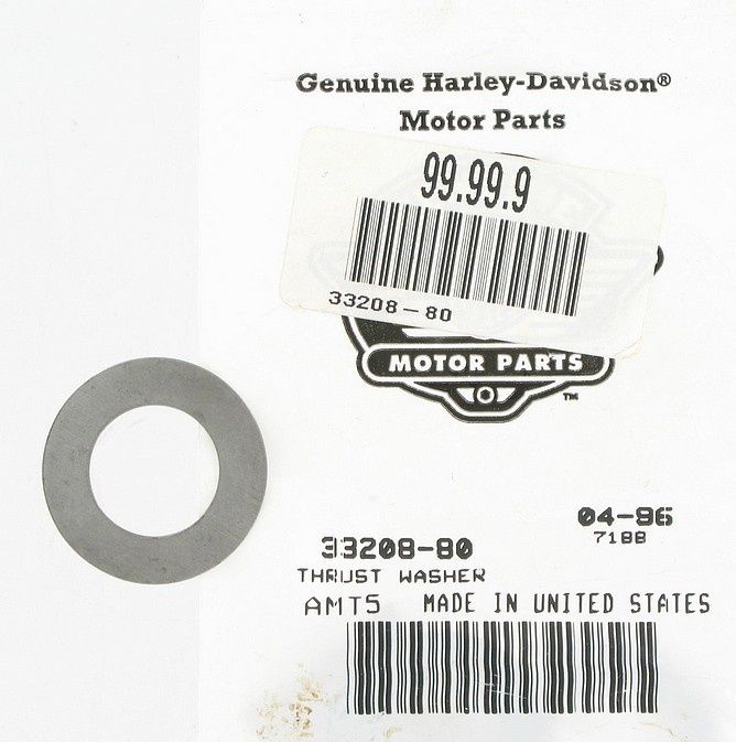 New OEM Genuine Harley-Davidson 5 Pack Thrust Washer, 33208-80