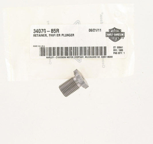 New OEM Genuine Harley-Davidson Retainer Shifter Plunger, 34070-85R