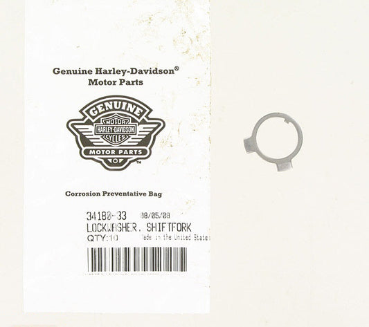 New OEM Genuine Harley-Davidson 10-Pack Lock Washer S, 34180-33