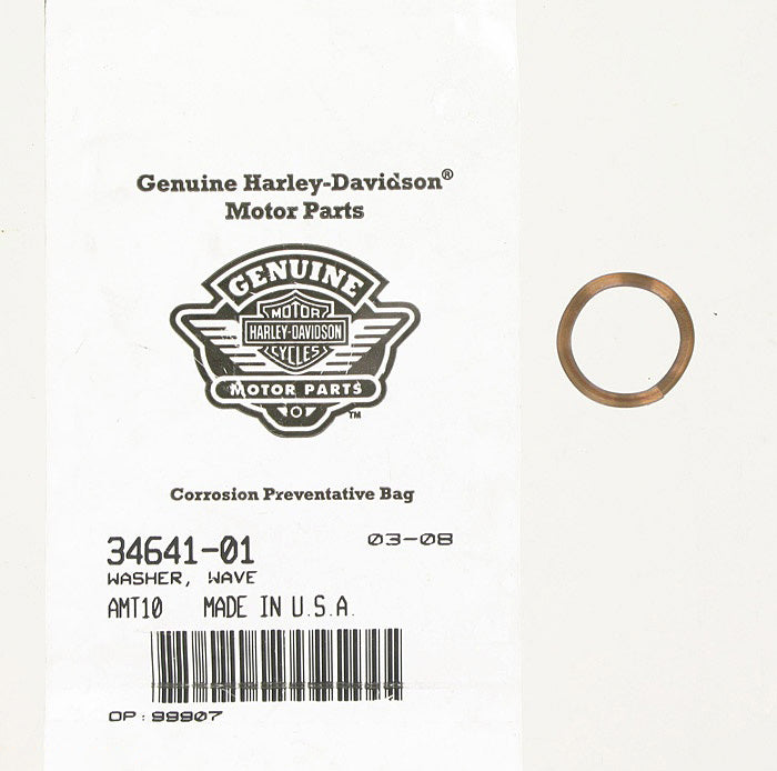 New OEM Genuine Harley-Davidson Washer Wave, 34641-01