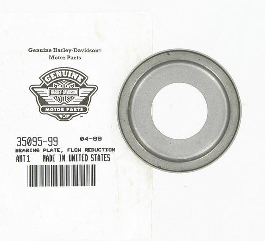 New OEM Genuine Harley-Davidson Bearing Plate Flow Reductor, 35095-99