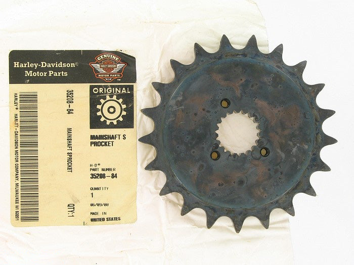 New OEM Genuine Harley-Davidson Transmission Sprocket 21T, 35208-84