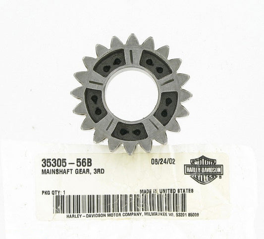 New OEM Genuine Harley-Davidson Gear Mainshaft 3Rd, 35305-56B