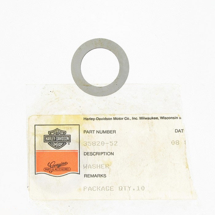 New OEM Genuine Harley-Davidson Washer, 35820-52