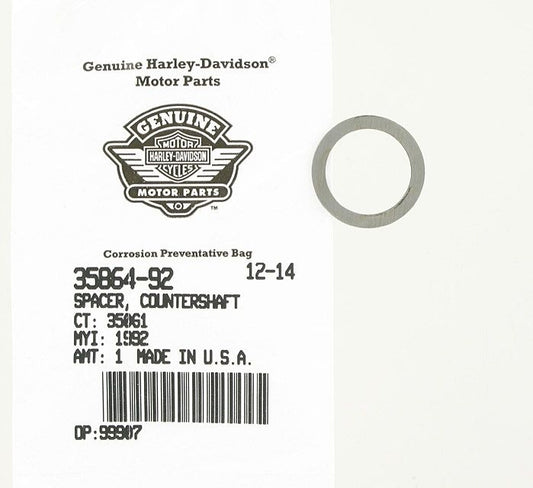 New OEM Genuine Harley-Davidson Spacer Countershaft, 35864-92
