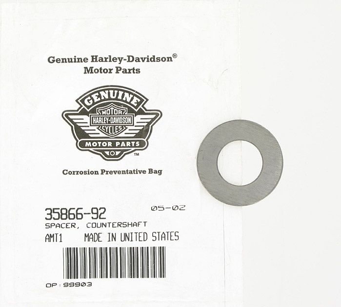 New OEM Genuine Harley-Davidson Spacer Countershaft, 35866-92