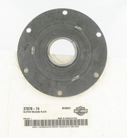 New OEM Genuine Harley-Davidson Clutch Release Plate, 37878-74