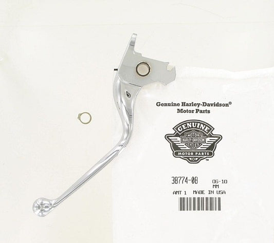 New OEM Genuine Harley-Davidson Clutch Lever Kit Chrome , 38774-08