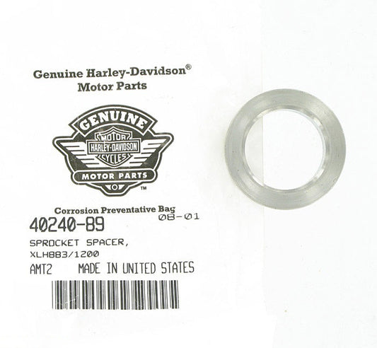 New OEM Genuine Harley-Davidson 2-Pack Spacer Sprocket Xlh8, 40240-89