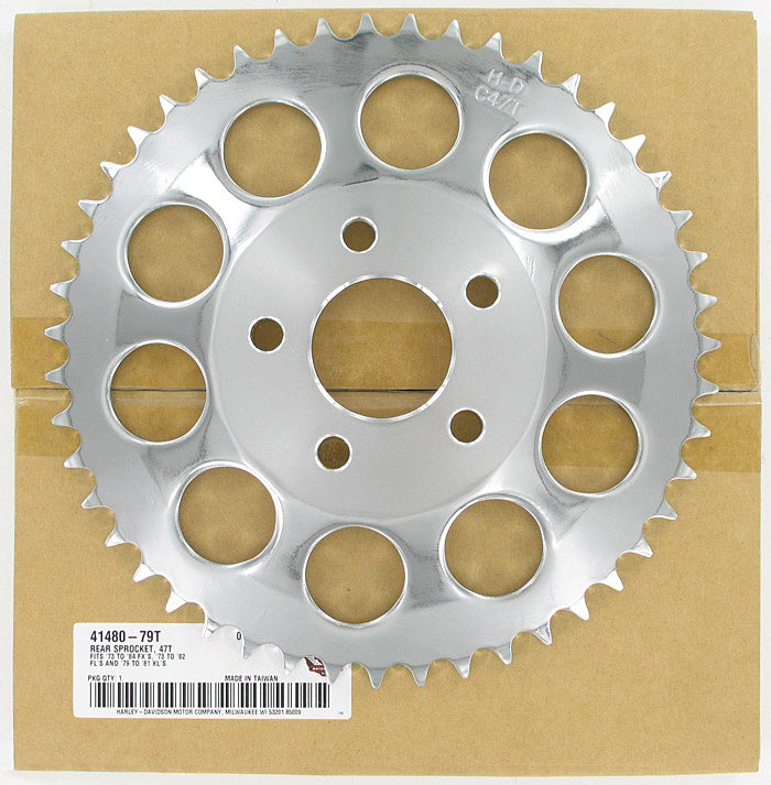 New OEM Genuine Harley-Davidson Sprocket 47 Teeth, 41480-79T