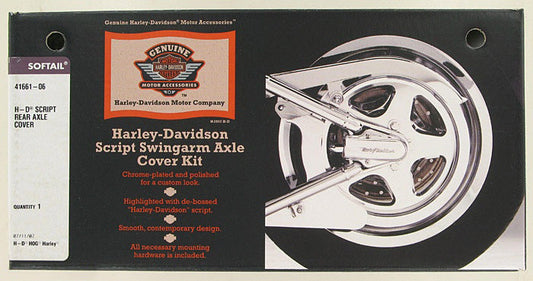 New OEM Genuine Harley-Davidson Rear Axle Cover Kit, 41661-06